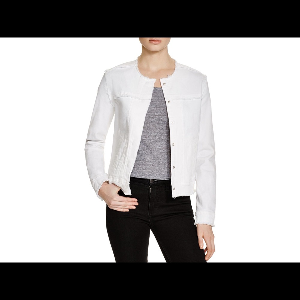Generation Love white jean jacket.
